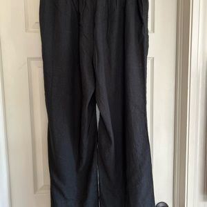 NWT size LG wide leg black Briggs slacks